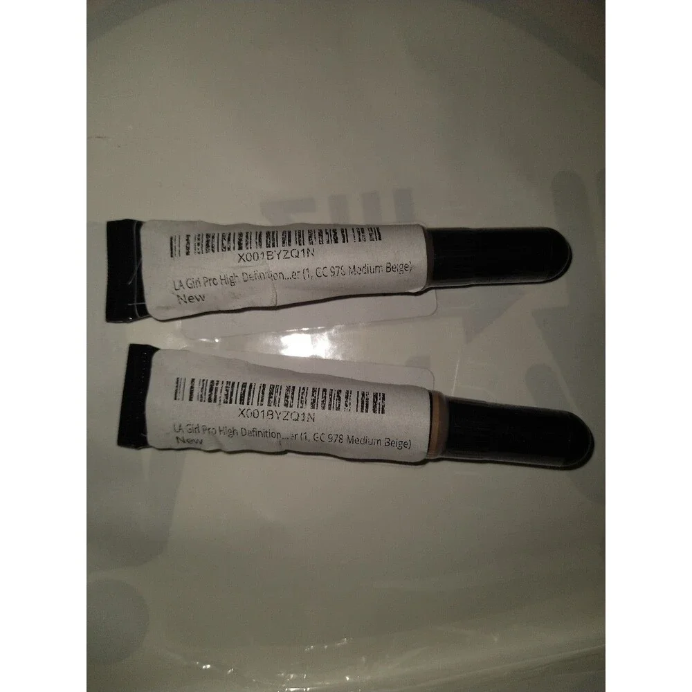 La Girl Pro HD Concealer - Medium Beige(new) - Full Coverage - 2 Pack